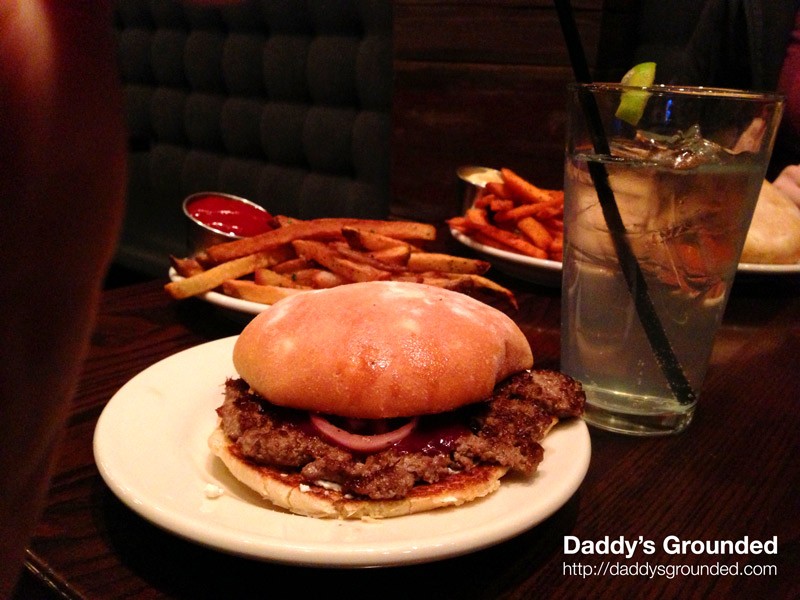 "Blueberry BBQ Bison Burger" at DMK Burger - Lombard, IL