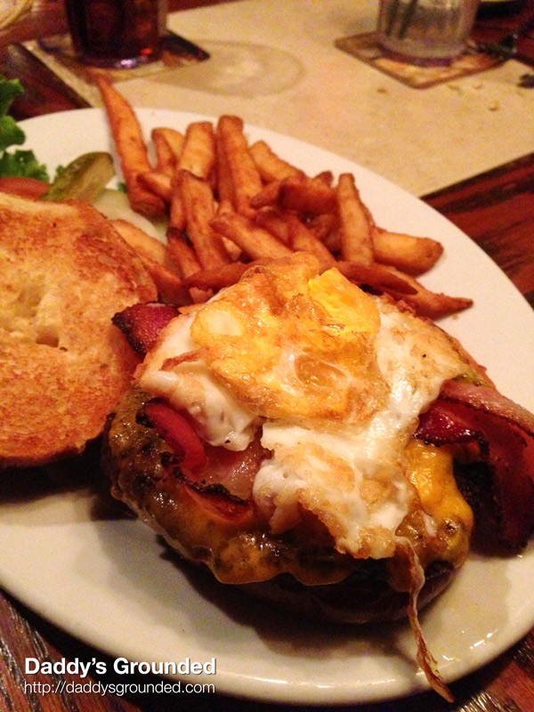 "The Matterhorn Burger" at The Bavarian Lodge in Lisle, IL