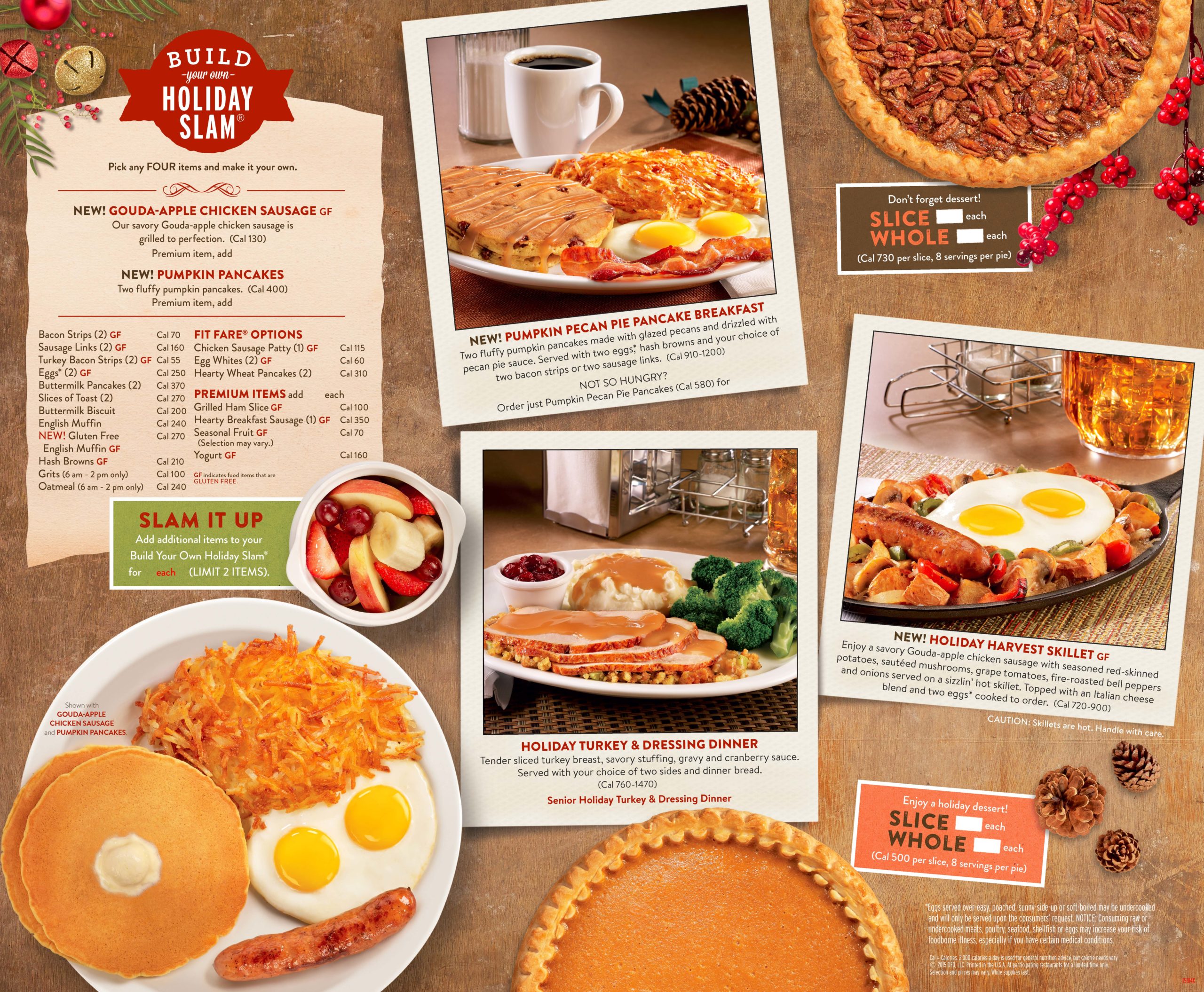 Denny's Slams menu • dennys.com  Brunch menu design, Breakfast